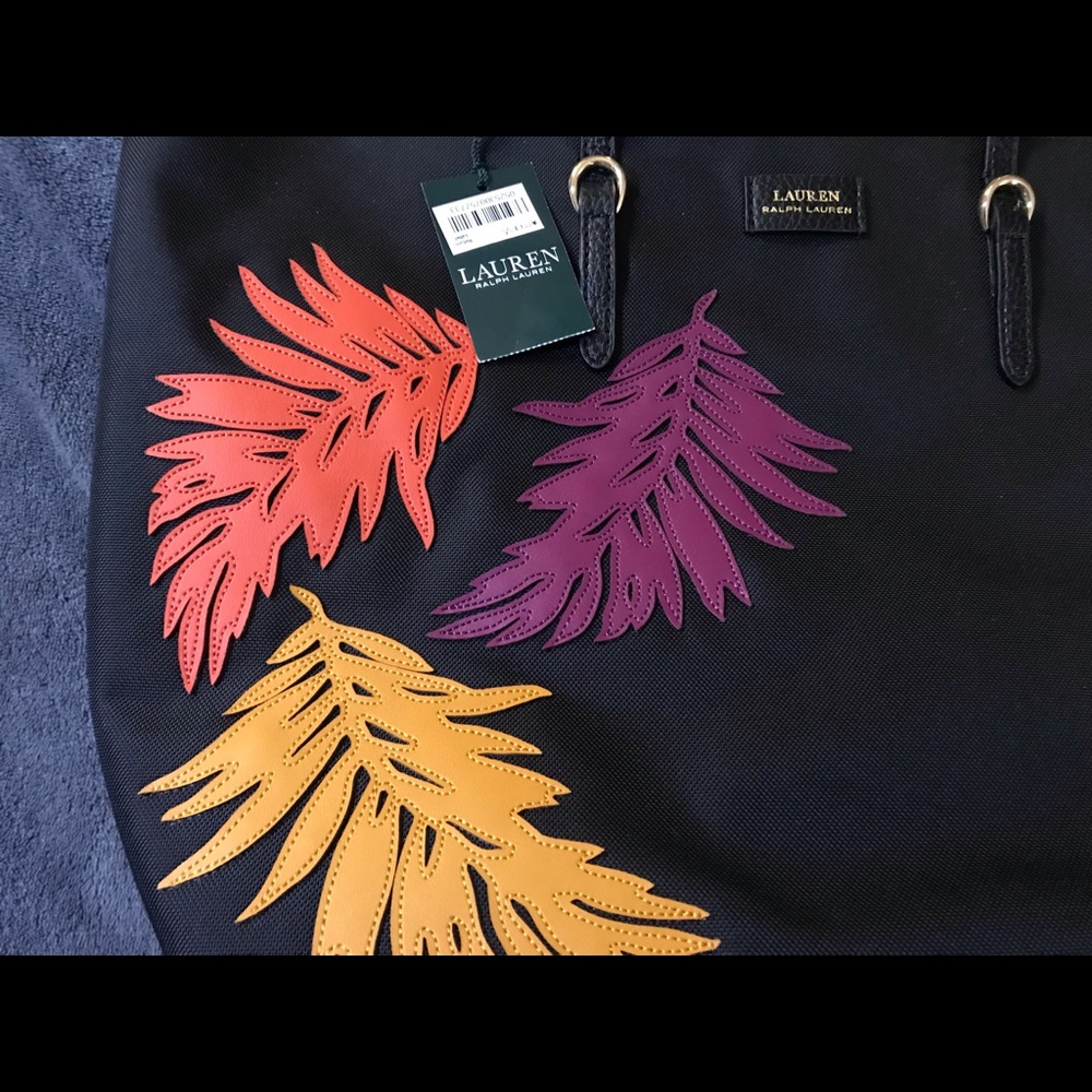 BRAND NEW - Lauren by Ralph Lauren Feather tote!